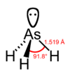 Trihydrure d’arsenic : structure chimique