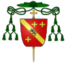 Blason évêque fr Édouard II Bargedé (Nevers).svg