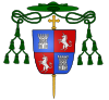Blason évêque fr Charles III de Douhet d'Auzers (Nevers).svg