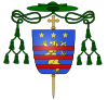 Blason évêque fr Guillaume IV d'Hugues (Nevers).svg