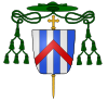 Blason évêque fr Pierre VI de Fontenay (Nevers).svg
