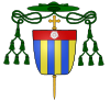 Blason évêque fr Robert III de Dangeul (Nevers).svg