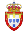 Blason Princes héritiers de Portugal (Couronne).svg
