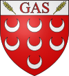 Blason ville fr Gas (Eure-et-Loir).svg