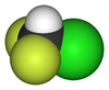 représentation du Chlorodifluorométhane