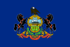 Le drapeau de la Pennsylvanie.