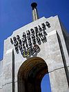 Porte du Los Angeles Memorial Coliseum.