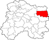 Localisation du canton de Sainte-Menehould
