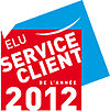 Logo Élu Service Client de l'Année 2012