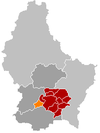 Localisation de Bertrange au Luxembourg