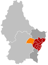 Localisation de Junglinster au Luxembourg