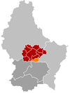 Localisation de Lorentzweiler au Luxembourg