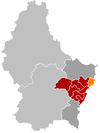 Localisation de Mertert au Luxembourg