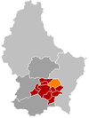 Localisation de Niederanven au Luxembourg