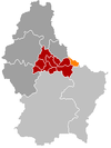 Localisation de Reisdorf au Luxembourg