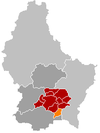 Localisation de Weiler-la-Tour au Luxembourg