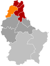 Localisation de Wincrange au Luxembourg