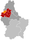 Localisation de Winseler au Luxembourg