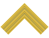 Rank insignia of capitano of the Alpini.svg