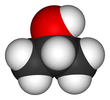 Représentation 3D de l'isopropanol