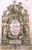 Frontispice des Tables anatomiques de 1586