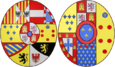 Arms of Queen Maria Christina of Spain (1806-1878).png