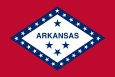 Le drapeau de l'Arkansas