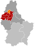 Localisation de Eschweiler dans le Luxembourg
