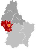 Localisation de Préizerdaul dans le Luxembourg