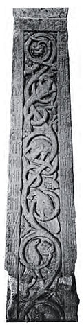 Inscriptions sur la face ouest de la croix.