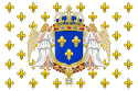 Royal Standard of the Kingdom of France.svg