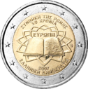 Pièce commémorative de 2€ de la Grèce en 2007