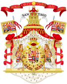 Full Ornamented Royal Coat of Arms of Spain (1700-1761).svg