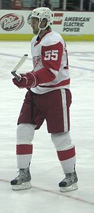 Photo de profil de Niklas Kronwall portant le numéro 55 des Red Wings.