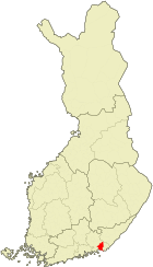 Localisation de Hamina en Finlande