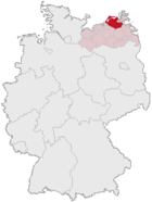 localisation de l'arrondissement en Allemagne