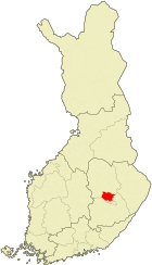 Localisation de Leppävirta en Finlande