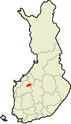 Localisation d'Alajärvi en Finlande