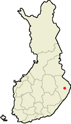 Localisation d'Eno en Finlande