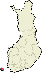 Localisation de Finström en Finlande