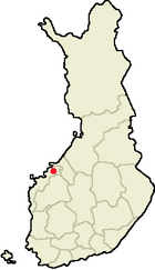 Localisation de Pedersöre en Finlande