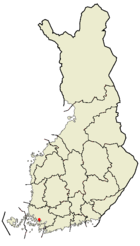 Localisation de Piikkiö en Finlande