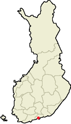 Localisation de Porvoo en Finlande