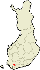 Localisation de Somero en Finlande