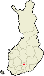 Localisation de Sysmä en Finlande
