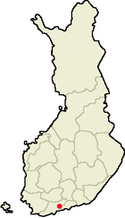 Localisation de Järvenpää en Finlande