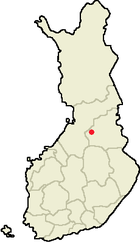Localisation de Vaala en Finlande