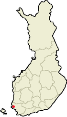 Localisation de Vehmaa en Finlande