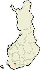 Localisation d'Ypäjä en Finlande