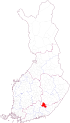 Localisation de Mäntyharju en Finlande